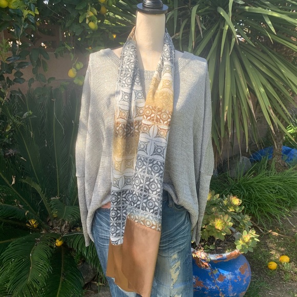 Silver metallic sweater by:  Cynthia Steffe - Picture 6 of 8